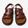 Cove-sandal Sandaler i vaxat kalvskinn i kastanjebrunt Cove-sandal Sandaler i vaxat kalvskinn i kastanjebrunt