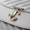 Curve Clutch Dove Quilted Biker Leather Clutch Bag Curve Clutch Dove Quilted Biker Leather Clutch Bag