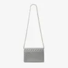 Curve Clutch Dove Quilted Biker Leather Clutch Bag Curve Clutch Dove Quilted Biker Leather Clutch Bag