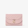 Curve Clutch Rose Quiltad bikerläder-clutchväska Curve Clutch Rose Quiltad bikerläder-clutchväska