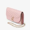 Curve Clutch Rose Quiltad bikerläder-clutchväska Curve Clutch Rose Quiltad bikerläder-clutchväska