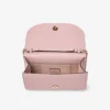 Curve Clutch Rose Quiltad bikerläder-clutchväska Curve Clutch Rose Quiltad bikerläder-clutchväska