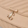 Curve Cross Body Medium Chai Quilted Biker Leather Crossbody Bag Curve Cross Body Medium Chai Quilted Biker Leather Crossbody Bag