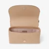 Curve Cross Body Medium Chai Quilted Biker Leather Crossbody Bag Curve Cross Body Medium Chai Quilted Biker Leather Crossbody Bag