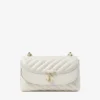 Curve Crossbody Small Latte – quiltad crossbody-väska i nappaläder