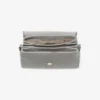 Curve Top Handle Dove Quilted Biker Leather Top Handle Bag med pärldetaljer Curve Top Handle Dove Quilted Biker Leather Top Handle Bag med pärldetaljer