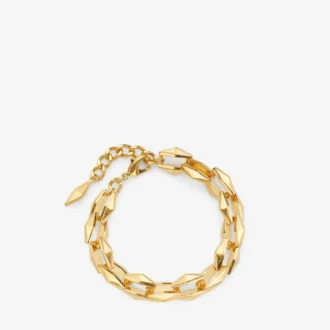 Diamantkedjearmband Diamantkedjearmband med guldfinish