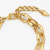 Diamantkedjearmband Diamantkedjearmband med guldfinish Diamantkedjearmband Diamantkedjearmband med guldfinish