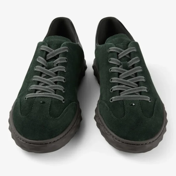 Diamond Flex M Låga sneakers i brittiskt grönt mocka och lädermix