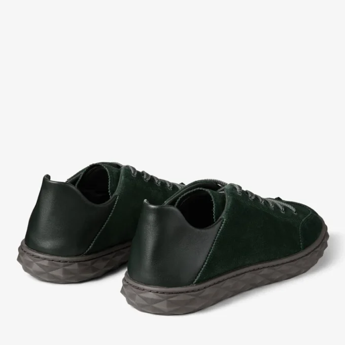 Diamond Flex M Låga sneakers i brittiskt grönt mocka och lädermix
