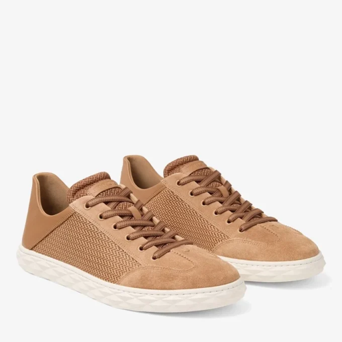 Diamond Flex M Toffee Mix Lädermix och texturerat Air Mesh Låga sneakers
