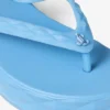 Diamond-flip-flops i dammblått gummi Diamond-flip-flops i dammblått gummi