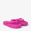 Diamond-flip-flops i fuchsia, platta gummiskor Diamond-flip-flops i fuchsia, platta gummiskor