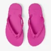 Diamond-flip-flops i fuchsia, platta gummiskor Diamond-flip-flops i fuchsia, platta gummiskor