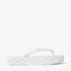 Diamond-flip-flops i optiskt vitt gummi Diamond-flip-flops i optiskt vitt gummi