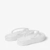 Diamond-flip-flops i optiskt vitt gummi Diamond-flip-flops i optiskt vitt gummi