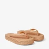 Diamond-flip-flops Karamellfärgade flip-flops i gummi Diamond-flip-flops Karamellfärgade flip-flops i gummi