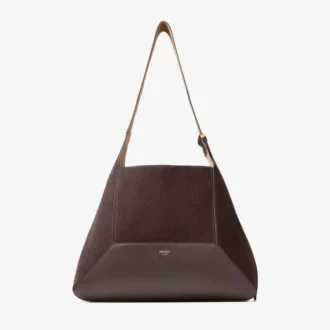 Diamond Hobo Medium kaffefärgad mocka axelväska