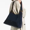 Diamond Hobo Medium marinblå axelväska i mocka Diamond Hobo Medium marinblå axelväska i mocka