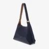 Diamond Hobo Medium marinblå axelväska i mocka Diamond Hobo Medium marinblå axelväska i mocka