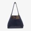 Diamond Hobo Medium marinblå axelväska i mocka Diamond Hobo Medium marinblå axelväska i mocka