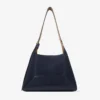 Diamond Hobo Medium marinblå axelväska i mocka Diamond Hobo Medium marinblå axelväska i mocka