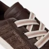 Diamond Light Flex F Choklad- och lattefärgad lädermix och fina raffia-sneakers Diamond Light Flex F Choklad- och lattefärgad lädermix och fina raffia-sneakers