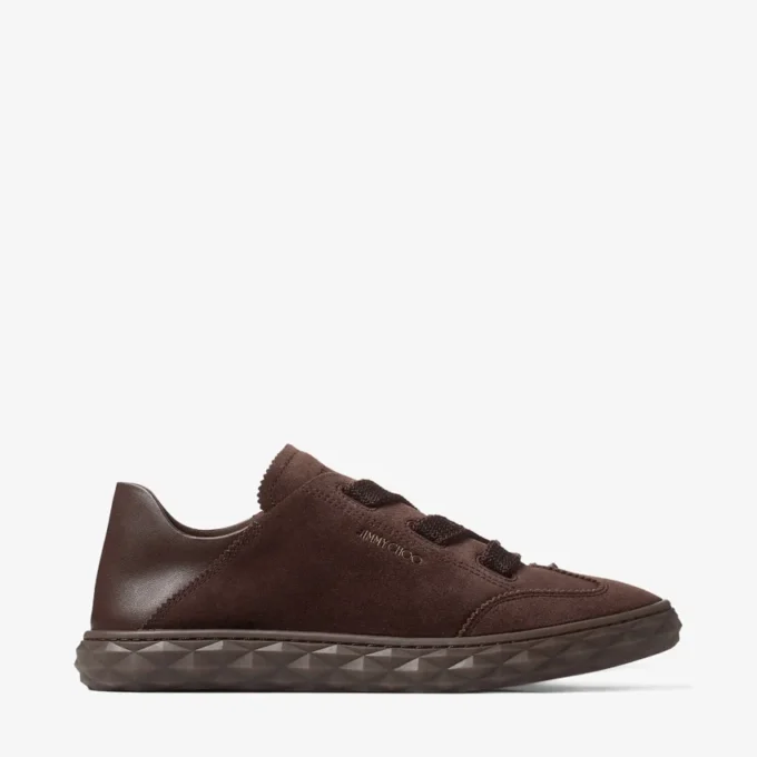 Diamond Light Flex F Chokladbruna sneakers i mocka och läder Diamond Light Flex F Chokladbruna sneakers i mocka och läder