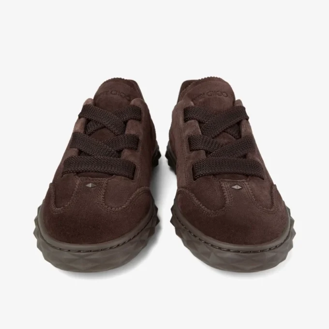 Diamond Light Flex F Chokladbruna sneakers i mocka och läder Diamond Light Flex F Chokladbruna sneakers i mocka och läder
