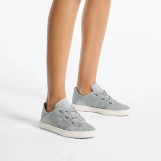 Diamond Light Flex F Dove Denim Suede Mix Low Top Trainers