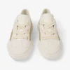 Diamond Light Flex F Guld- och lattefärgad lädermix och metallicvävda mesh-sneakers Diamond Light Flex F Guld- och lattefärgad lädermix och metallicvävda mesh-sneakers