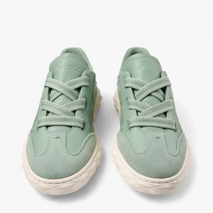 Diamond Light Flex F Låga sneakers i lädermix och perforerat läder