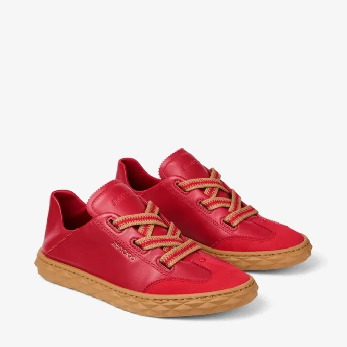 Diamond Light Flex F Ruby Red läderträningsskor