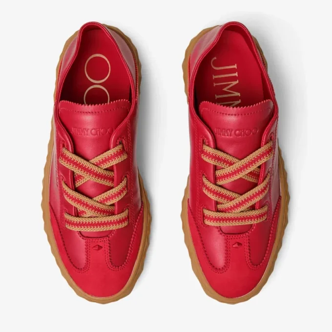 Diamond Light Flex F Ruby Red läderträningsskor