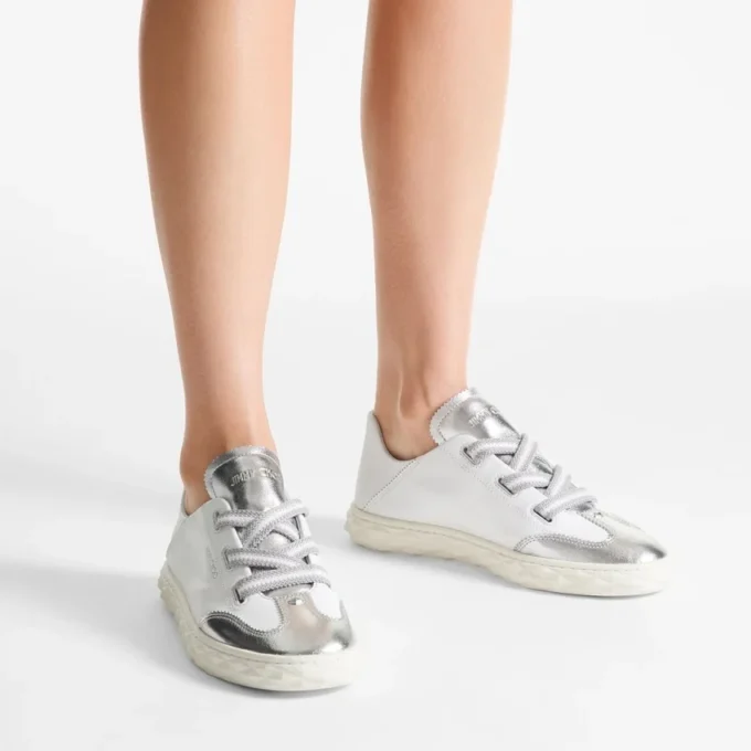 Diamond Light Flex F silvermetallic nappaskinnsskor