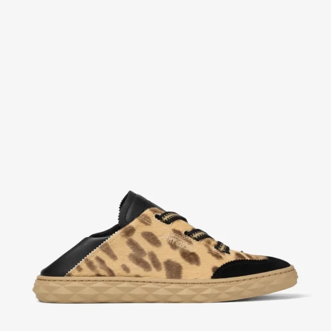 Diamond Light Flex F Sneakers i naturligt ponnyläder med leopardmönster Diamond Light Flex F Sneakers i naturligt ponnyläder med leopardmönster