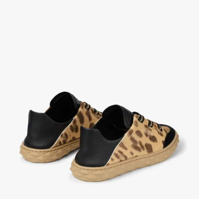 Diamond Light Flex F Sneakers i naturligt ponnyläder med leopardmönster Diamond Light Flex F Sneakers i naturligt ponnyläder med leopardmönster