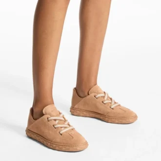 Diamond Light Flex F Toffee – låga sneakers i en mix av mocka och läder