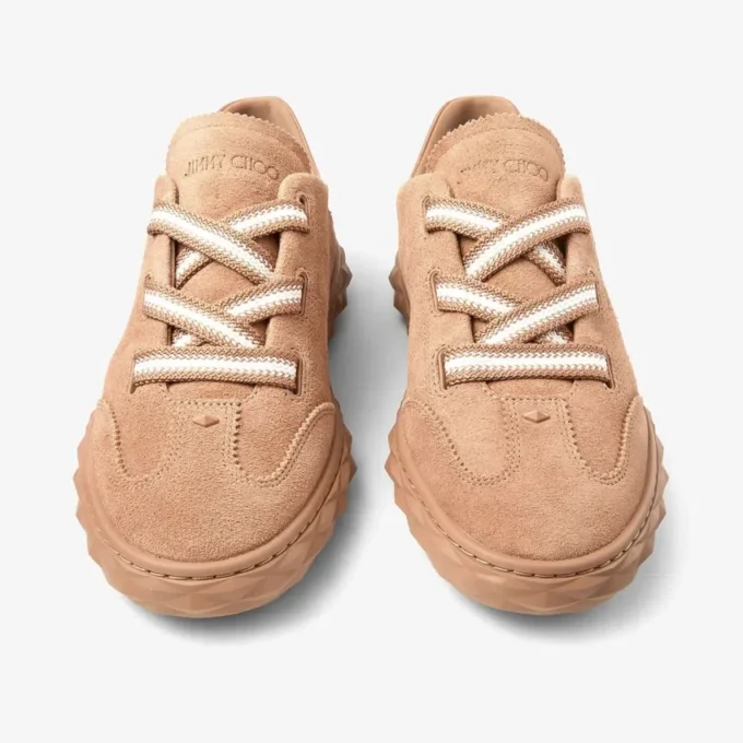 Diamond Light Flex F Toffee – låga sneakers i en mix av mocka och läder Diamond Light Flex F Toffee – låga sneakers i en mix av mocka och läder