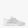 Diamond Light Flex F vita sneakers i lädermix och perforerat läder med snörning Diamond Light Flex F vita sneakers i lädermix och perforerat läder med snörning