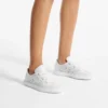 Diamond Light Flex F vita sneakers i lädermix och perforerat läder med snörning Diamond Light Flex F vita sneakers i lädermix och perforerat läder med snörning