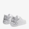 Diamond Maxi F II Vita & silverglittriga sneakers i nappaläder Diamond Maxi F II Vita & silverglittriga sneakers i nappaläder