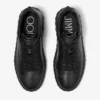 Diamond Maxi M Ii Svarta nappalädersneakers med plattform Diamond Maxi M Ii Svarta nappalädersneakers med plattform