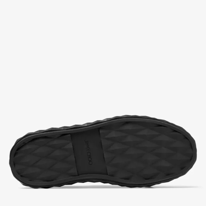 Diamond Maxi M Ii Svarta nappalädersneakers med plattform Diamond Maxi M Ii Svarta nappalädersneakers med plattform