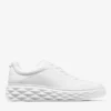 Diamond Maxi M Ii vita sneakers med plattform i nappaläder Diamond Maxi M Ii vita sneakers med plattform i nappaläder