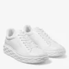 Diamond Maxi M Ii vita sneakers med plattform i nappaläder Diamond Maxi M Ii vita sneakers med plattform i nappaläder