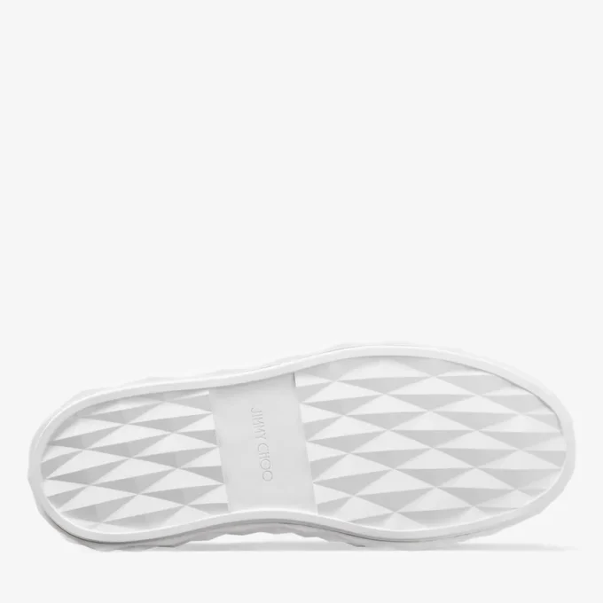 Diamond Maxi M Ii vita sneakers med plattform i nappaläder Diamond Maxi M Ii vita sneakers med plattform i nappaläder