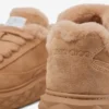 Diamond Maxi Retro F Toffee Velvet Suede Low Top-träningsskor med shearling Diamond Maxi Retro F Toffee Velvet Suede Low Top-träningsskor med shearling