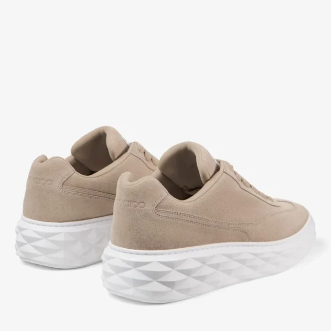 Diamond Maxi Retro M Stone-sneakers i sammet och mocka Diamond Maxi Retro M Stone-sneakers i sammet och mocka