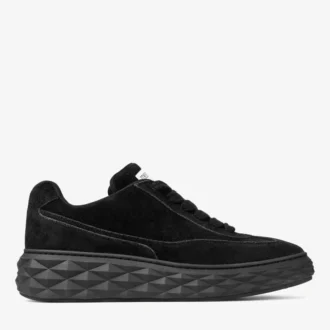 Diamond Maxi Retro M svarta sneakers i sammet och mocka